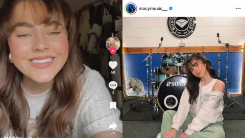 MACY MACY on TikTok and Instagram 